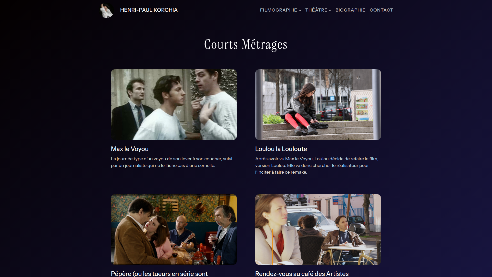 Henri-Paul Korchia — Filmmaker portfolio