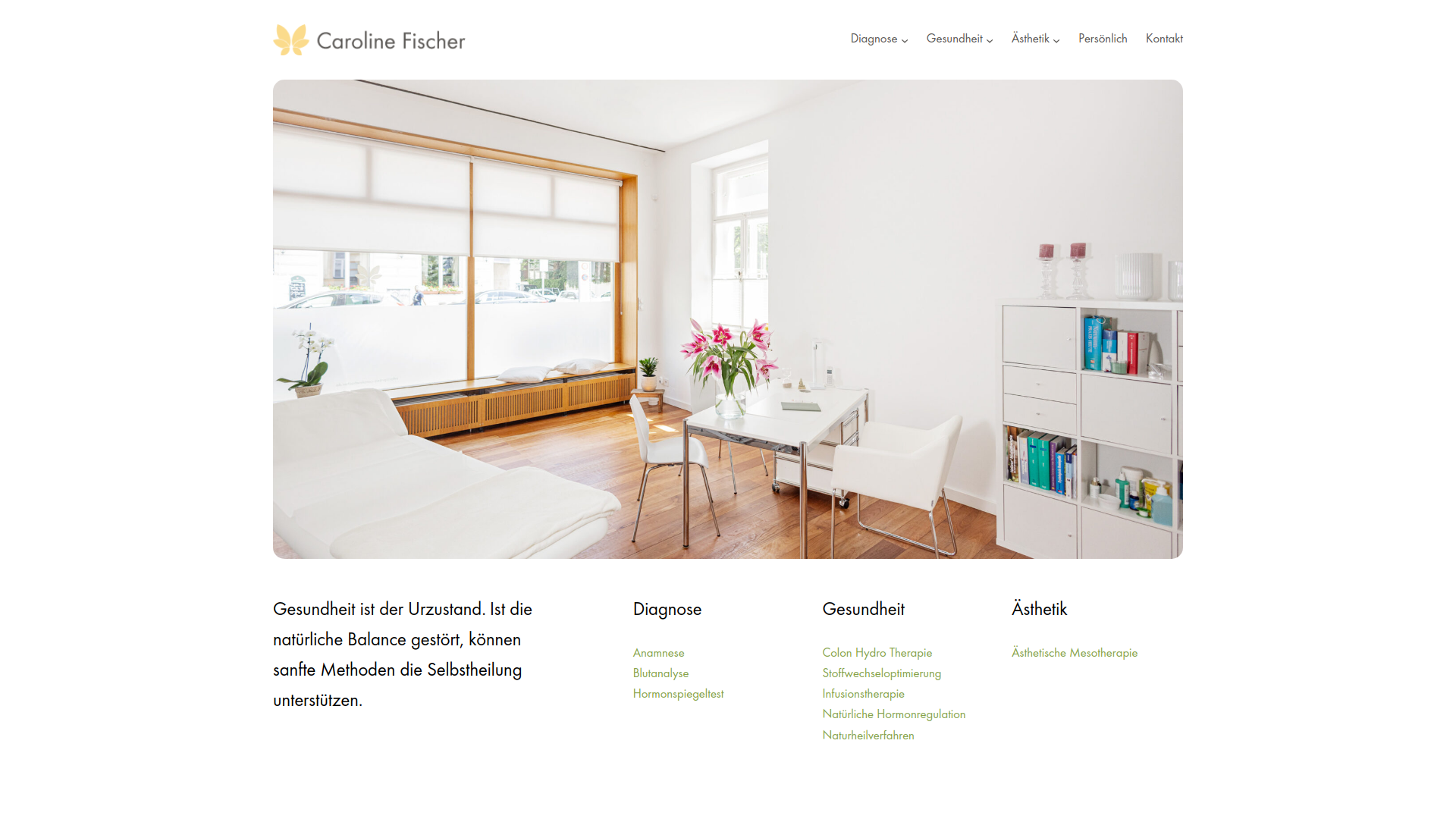 Praxis Caroline Fischer — Naturopathy practice